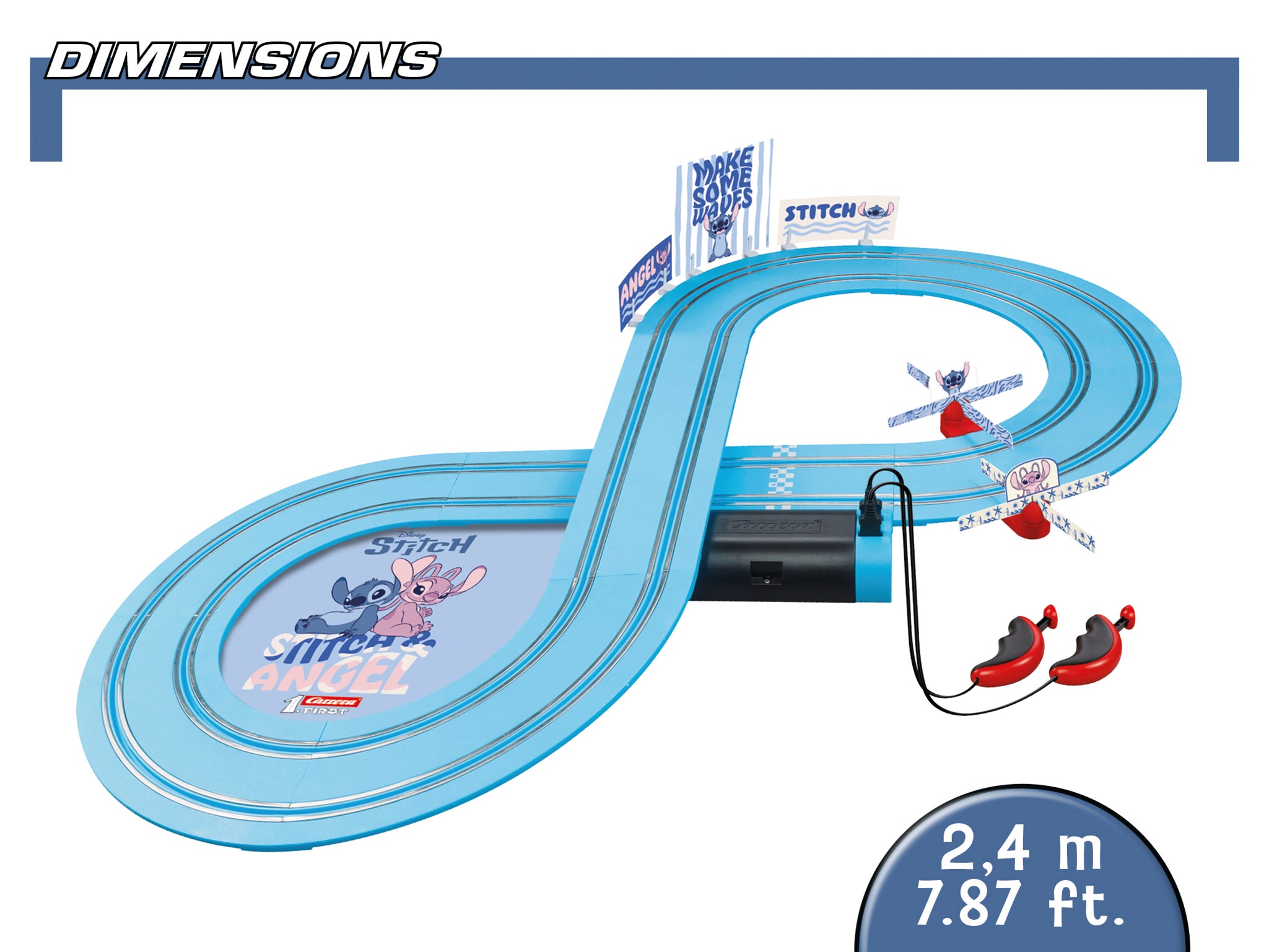 carrera-action-disney-stitch-2-4-rc-auto-ferngesteuert image 5