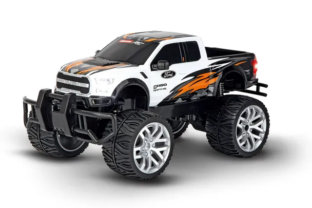carrera-action-ford-f-150-raptor-rc-auto-2-4-ghz-wei-flammen image 1