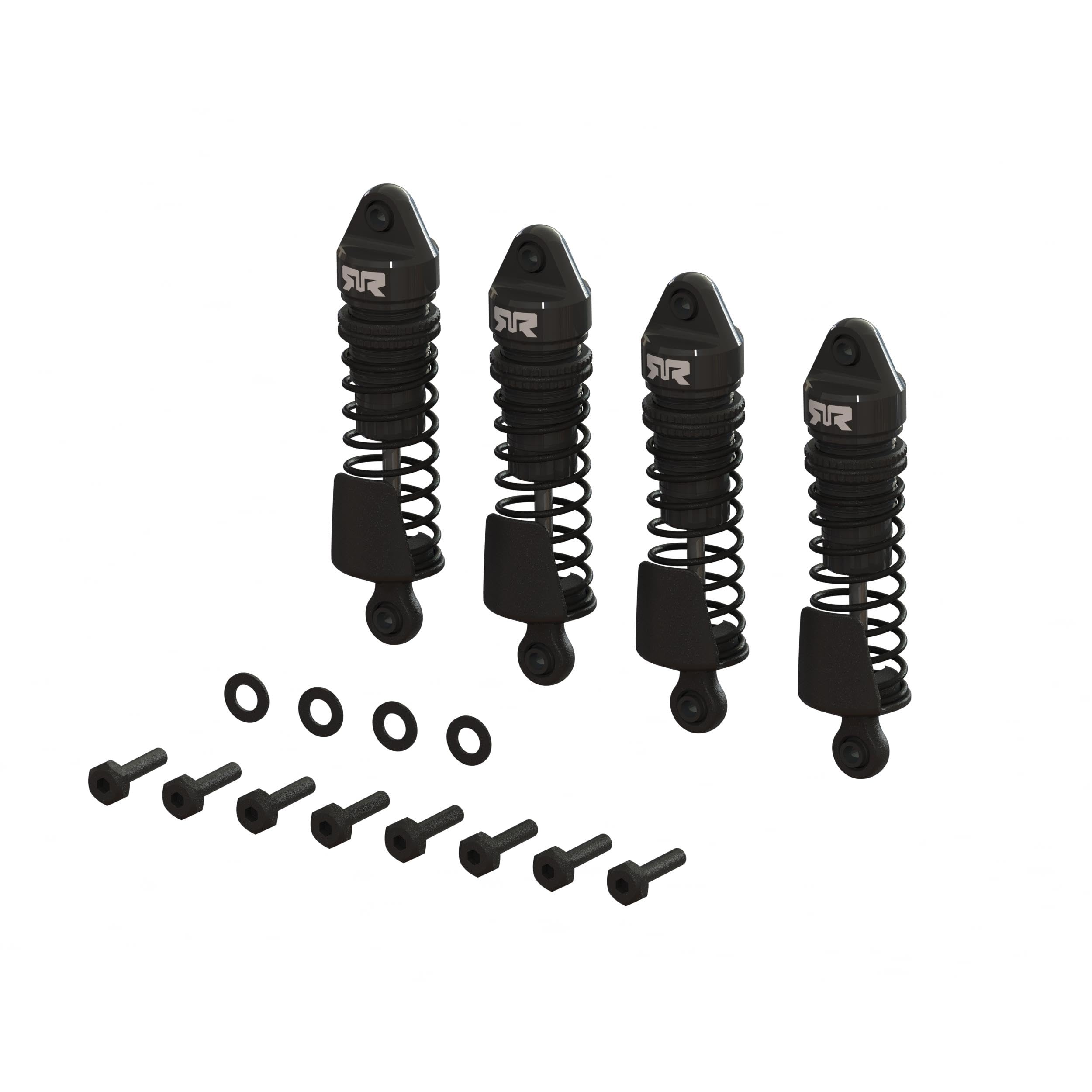 arrma-grom-alu-d-mpfer-set-58mm-1000cst-schwarz-4st image 1