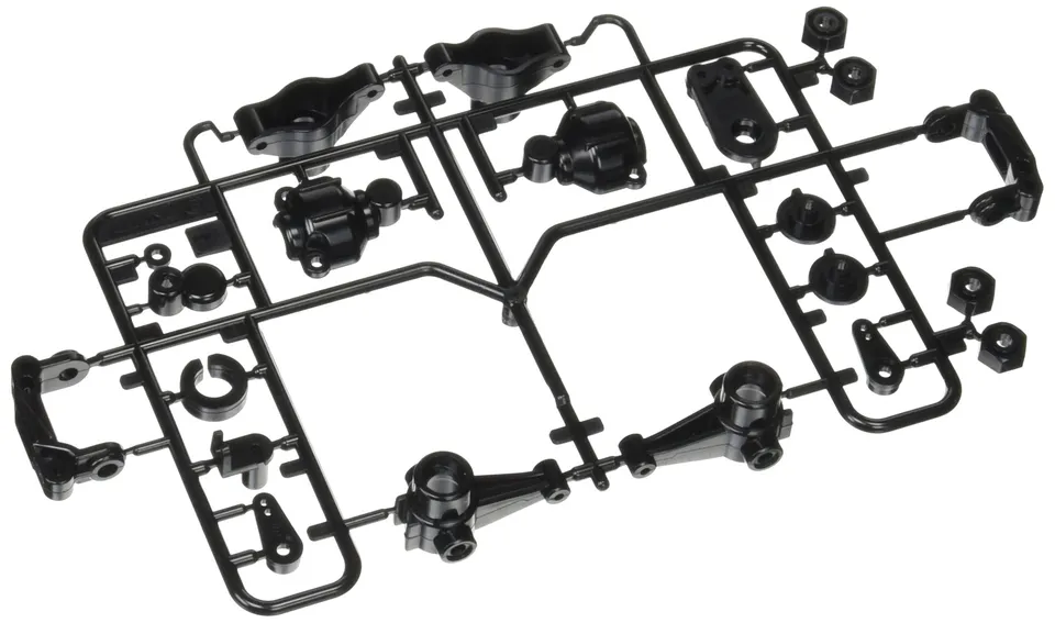 tamiya-tl-01-b-teile-achsschenkel-c-halter-50736-schwarz image 1