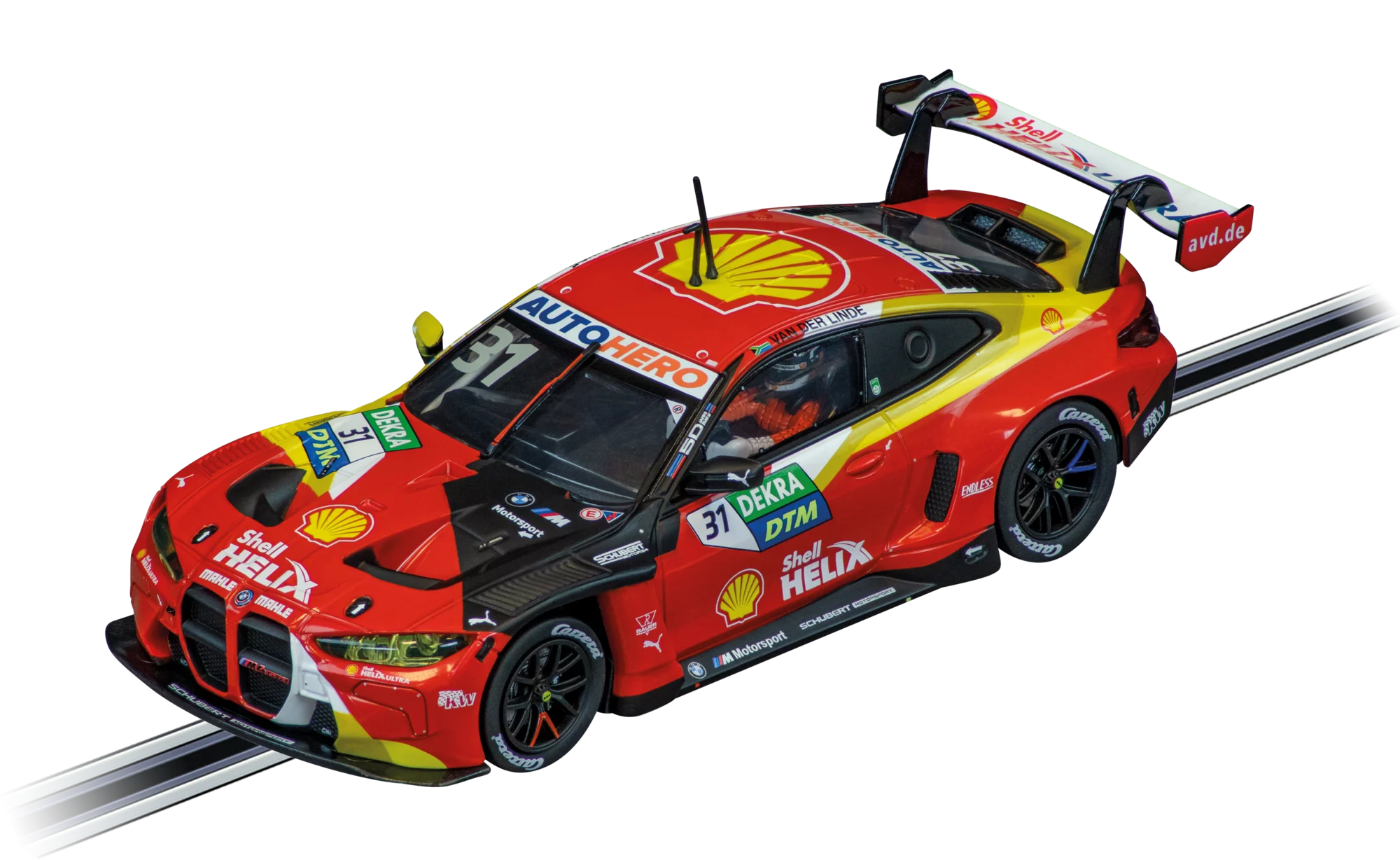 carrera-digital-132-bmw-m4-gt3-slotcar-schubert-no-31-dtm image 1