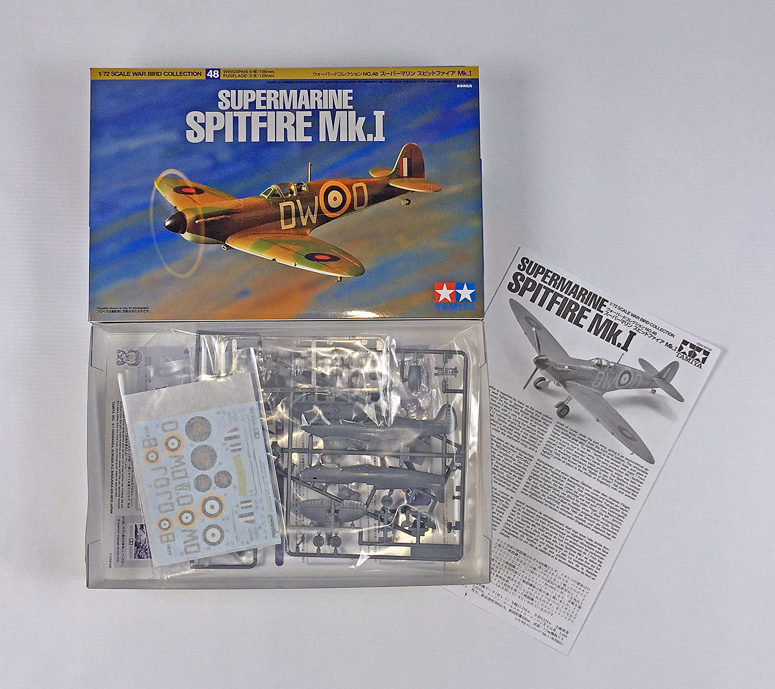 tamiya-spitfire-mk-i-bausatz-1-72-60748-unlackiert image 2