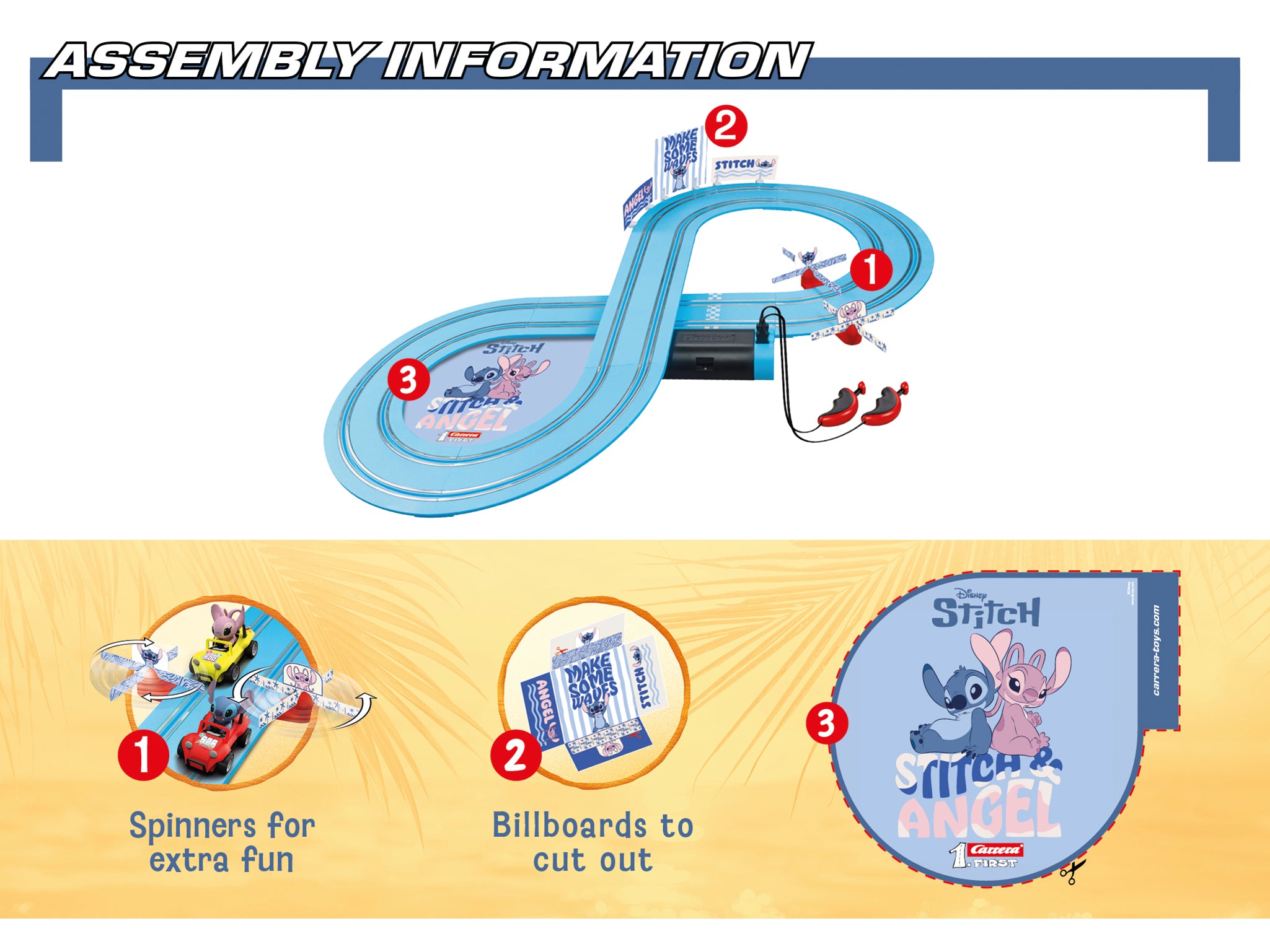 carrera-action-disney-stitch-2-4-rc-auto-ferngesteuert image 6