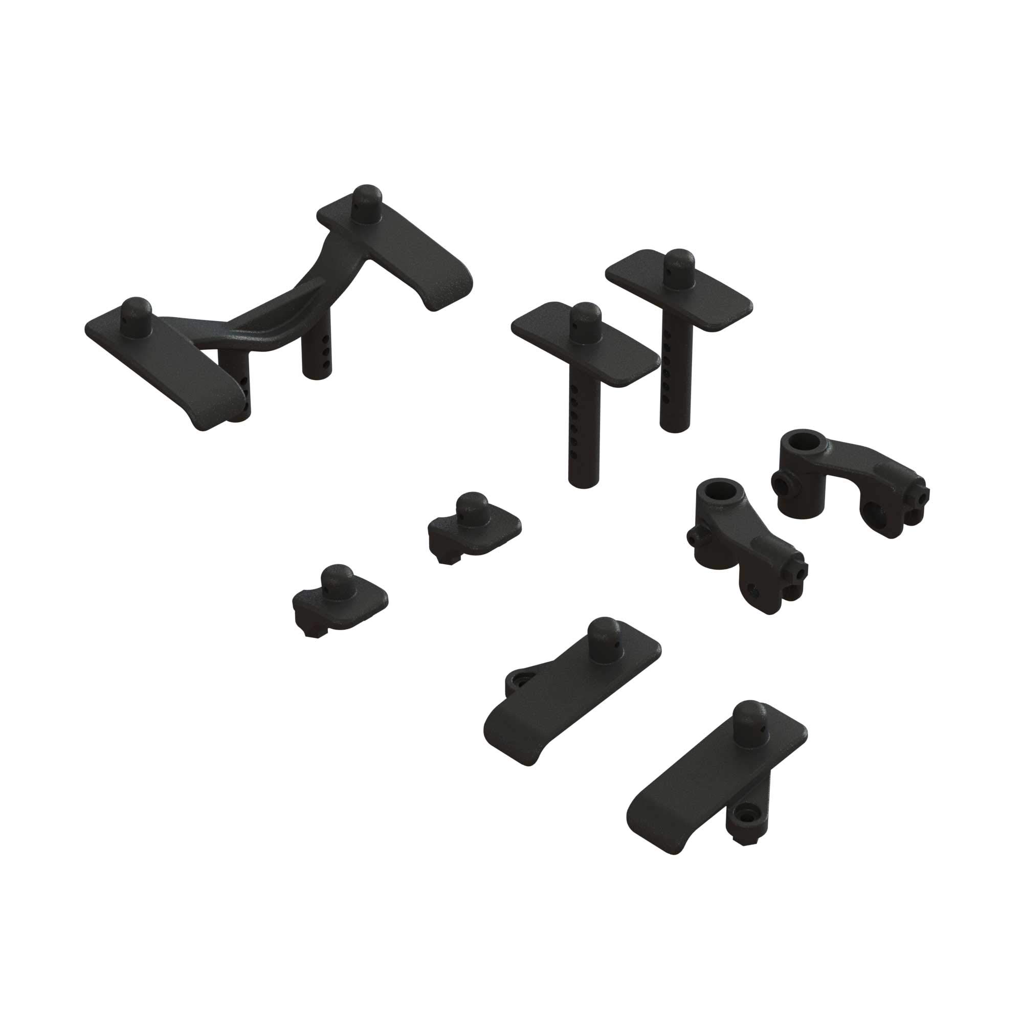 arrma-kraton-body-post-karosseriehalter-set-composite image 1
