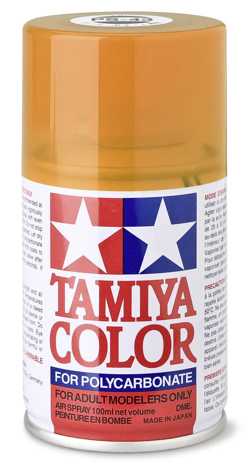tamiya-ps-43-spr-hfarbe-orange-polycarbonat-100ml image 1