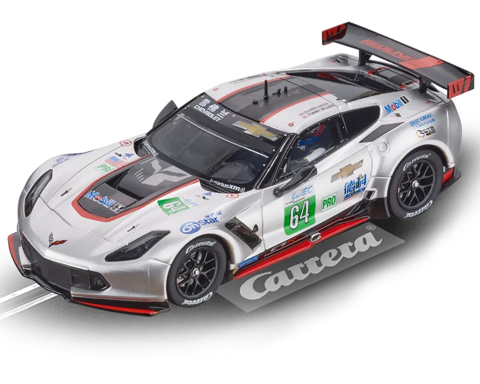 carrera-digital-132-chevrolet-corvette-c7-r-no-64-slotcar-1-32-silber image 1