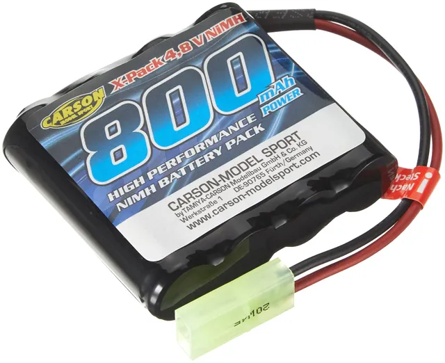 carson-500608114-rc-akku-4-8v-800mah-nimh-mini-tamiya image 1