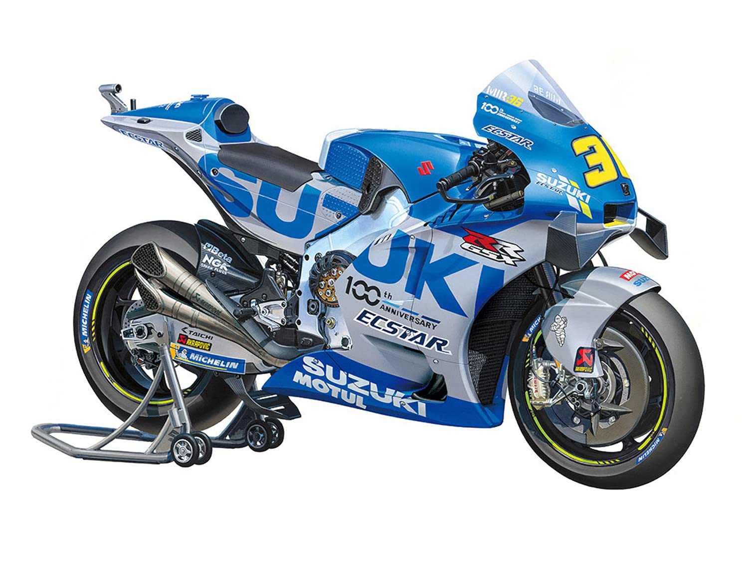 tamiya-14139-team-suzuki-gsx-rr-2020-motorradbausatz-1-12 image 1