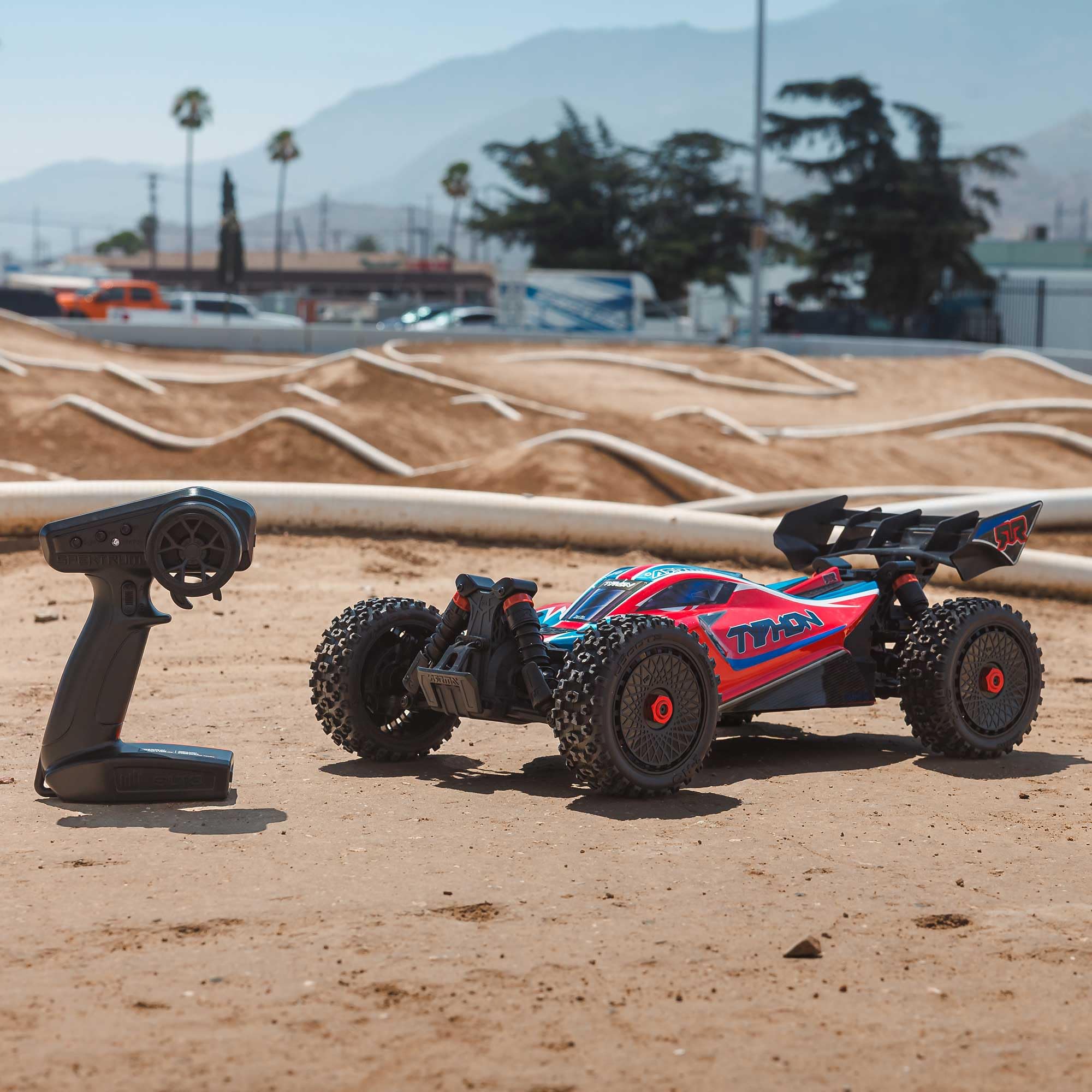 arrma-typhon-223s-brushless-buggy-1-8-rtr-rot-80-km-h image 2