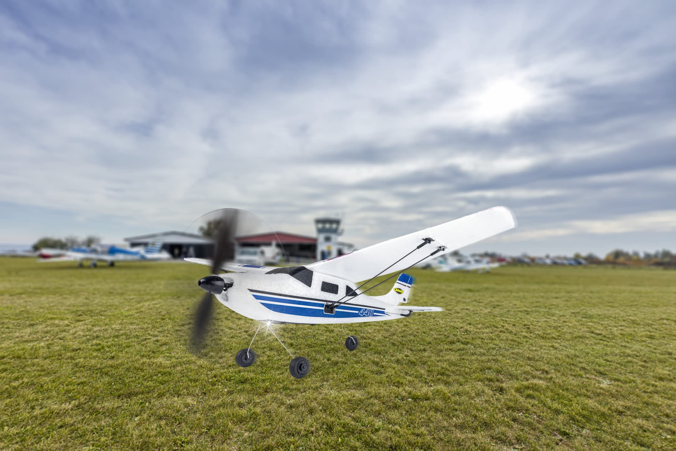 carson-500505034-sportflugzeug-rtf-blau-mit-gyro-2-4-ghz image 5