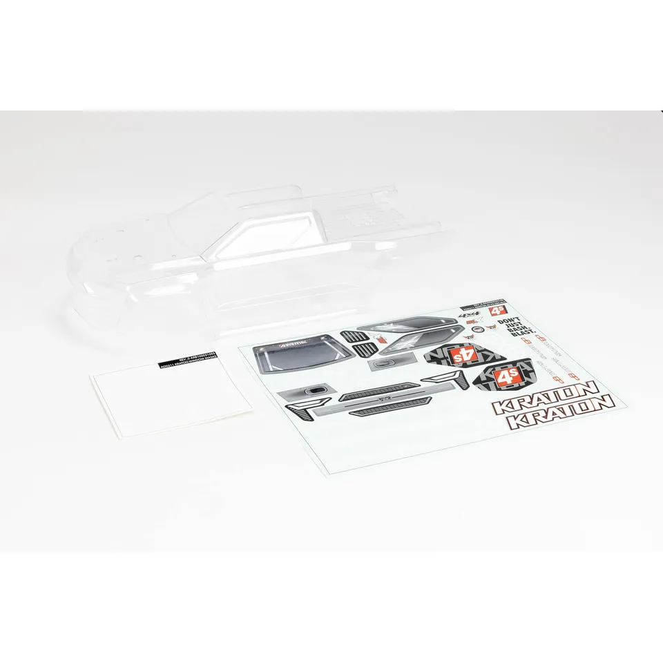arrma-kraton-4x4-blx-1-10-clear-body-karosserie-ara402320 image 1