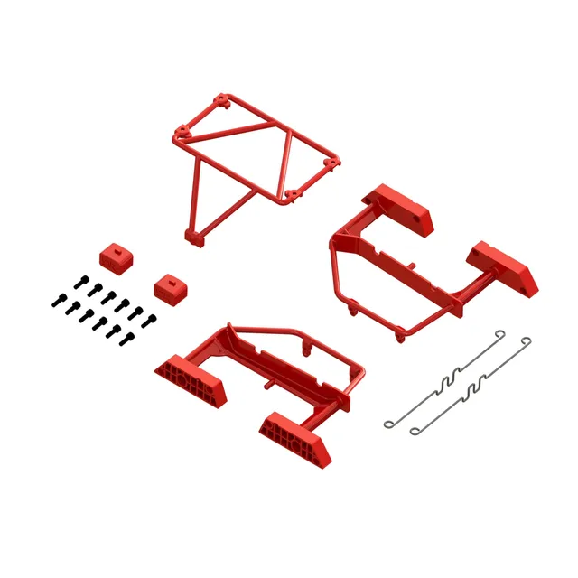 arrma-grom-desert-truck-body-roll-cage-set-rot image 1