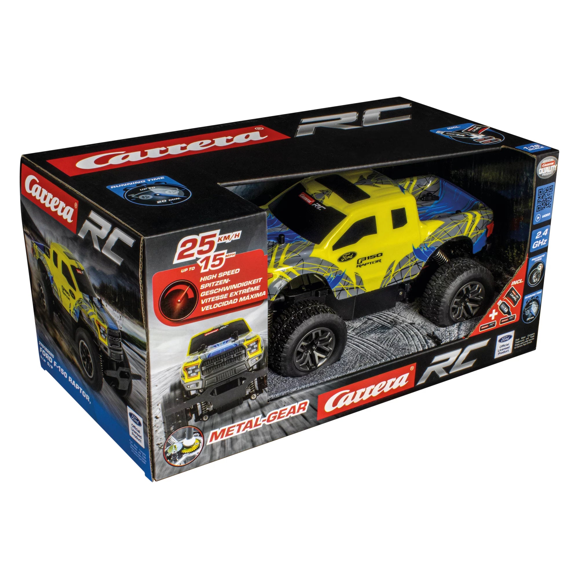 carrera-action-ford-f-150-raptor-rc-auto-2-4-ghz-gelb image 8