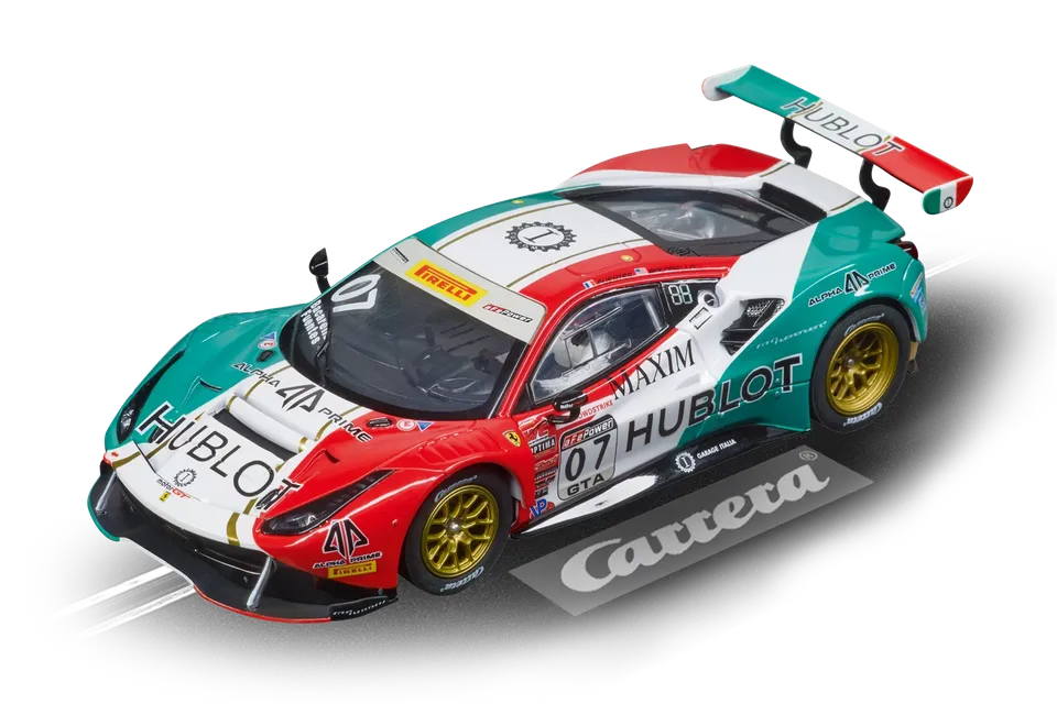 carrera-digital-132-ferrari-488-gt3-slotcar-squadra-corse-no-7-1-32 image 1