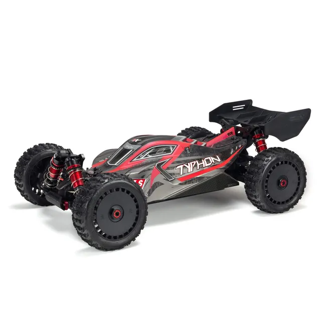 arrma-typhon-6s-v5-blx-buggy-1-8-4wd-rtr-schwarz-rot image 1