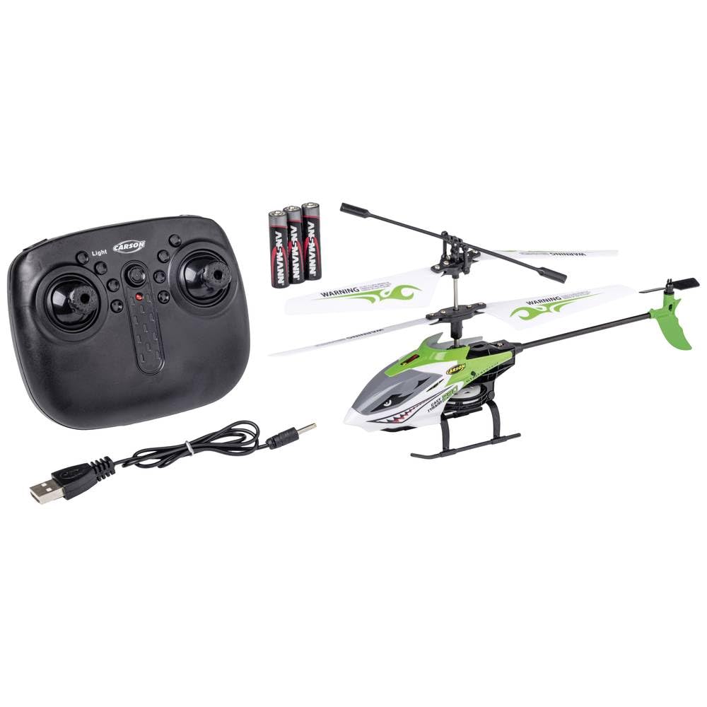 carson-easy-tyrann-230-gyro-rc-helikopter-gr-n-rtf image 1