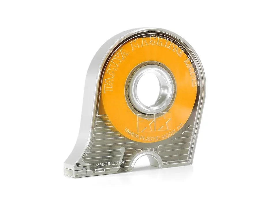 tamiya-masking-tape-87031-abroller-10-mm-18-m-gelb image 1
