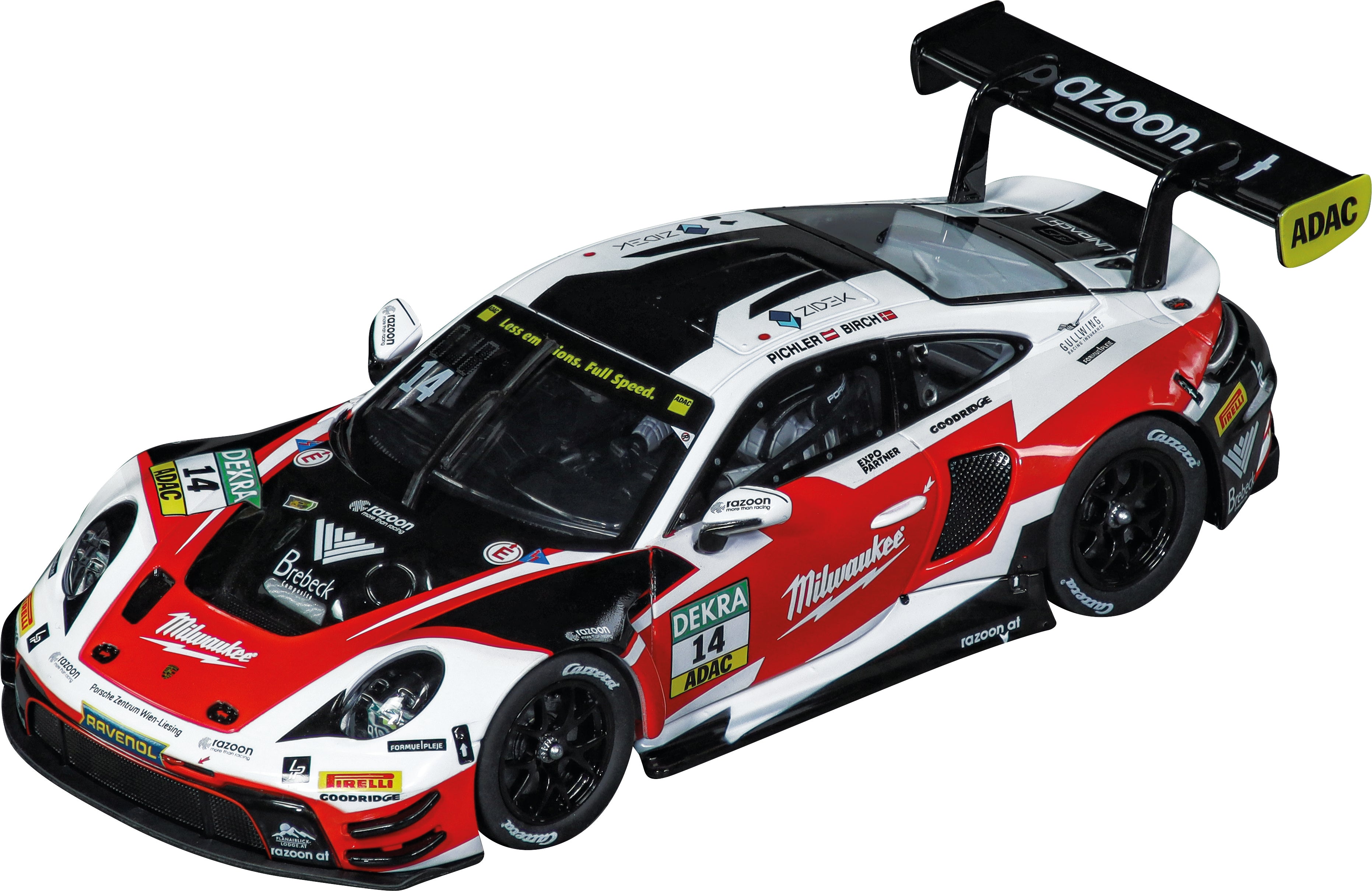 carrera-digital-132-porsche-911-gt3-r-razoon-no-14-slotcar-2 image 1