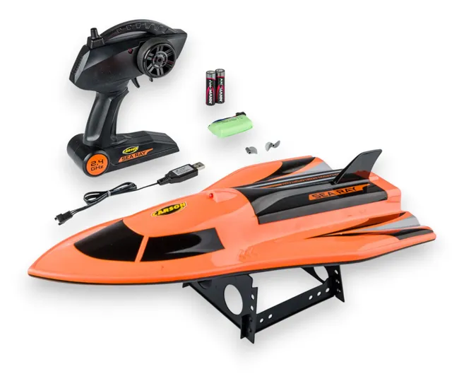 carson-sea-ray-rc-boot-2-4-ghz-rtr-orange-doppelantrieb image 1