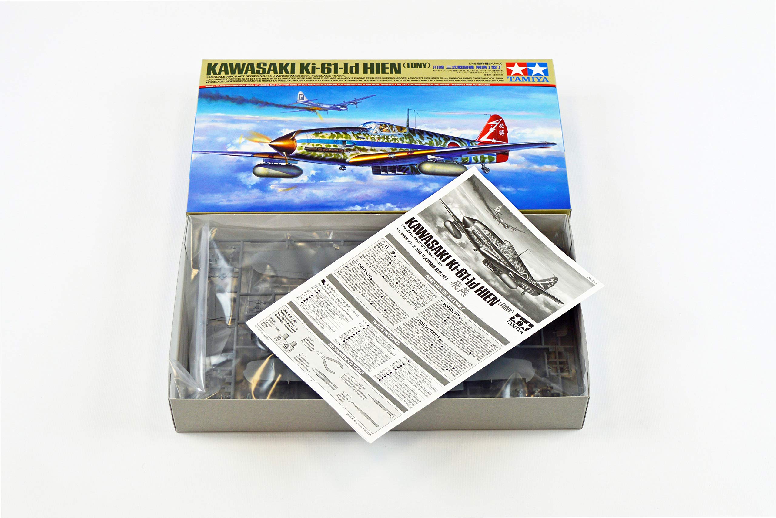 tamiya-ki-61-id-hien-tony-flugzeug-bausatz-1-48-unlackiert image 2