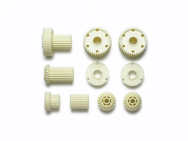 tamiya-tl-01-g-teile-getriebe-satz-300050738-rc-ersatzteil-silber image 1