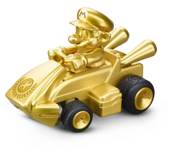 carrera-mario-kart-mini-rc-auto-mario-gold-1-50 image 1