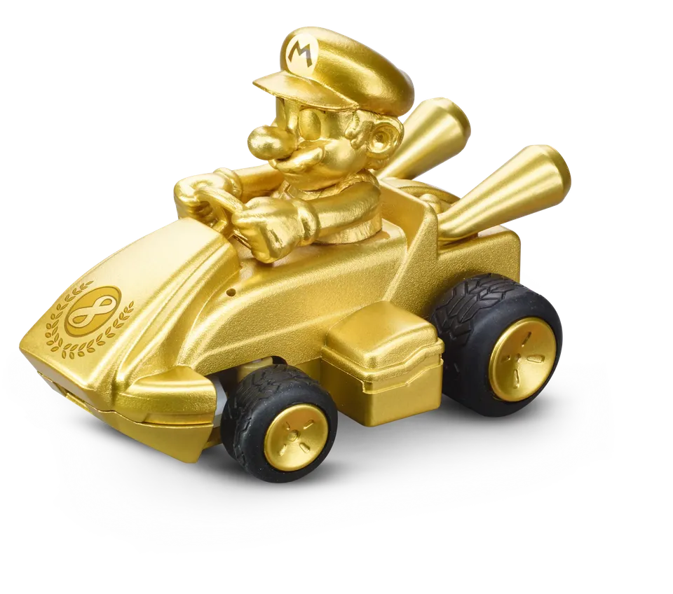 carrera-mario-kart-mini-rc-auto-mario-gold-1-50 image 1
