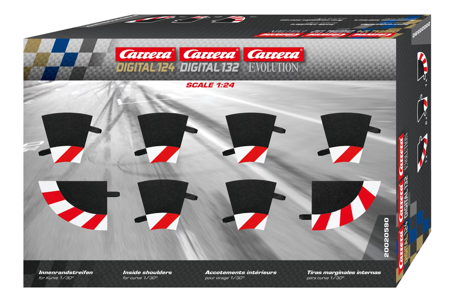 carrera-digital-132-innenrandstreifen-kurve-1-30-8-teilig image 2