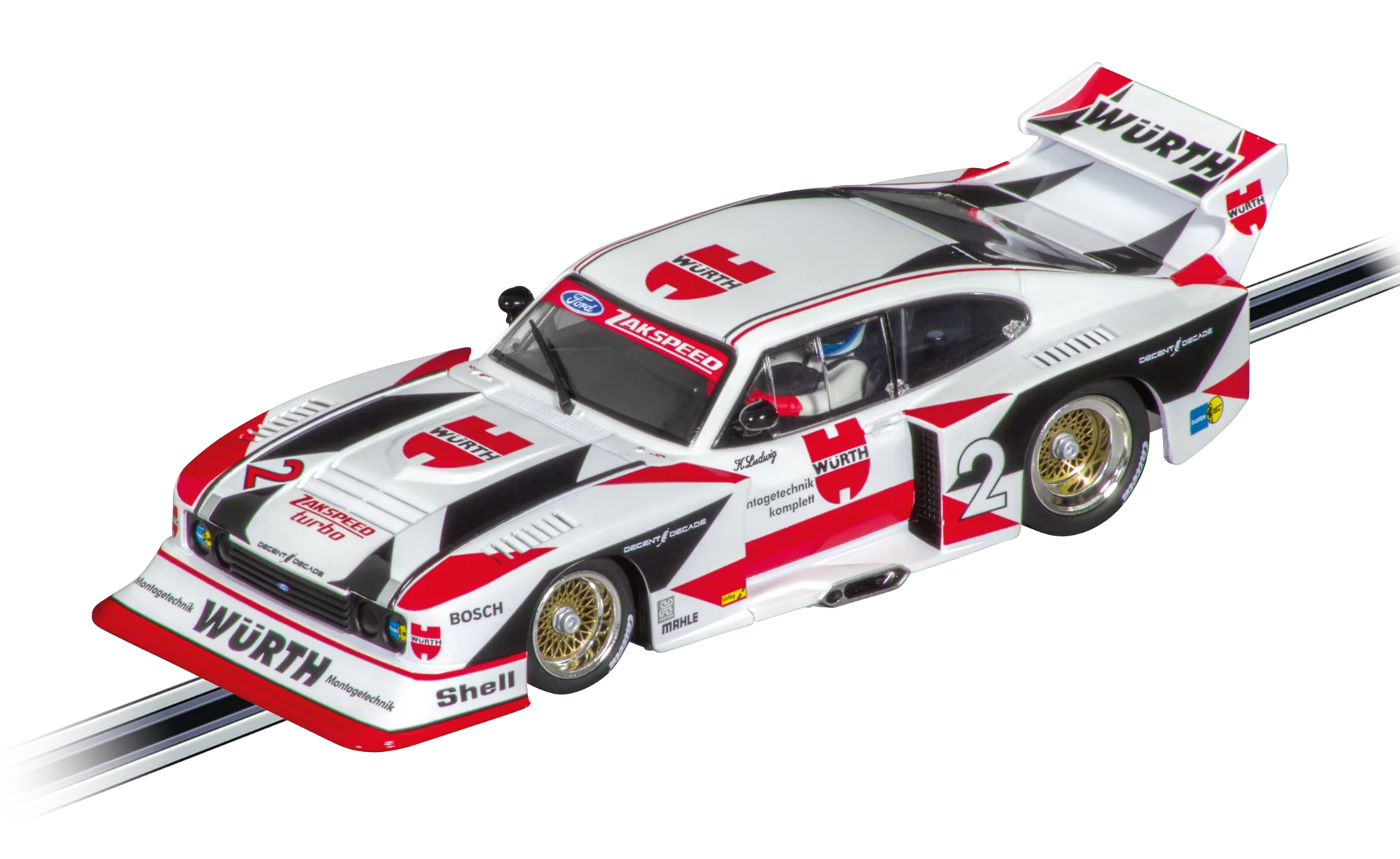 carrera-digital-132-ford-capri-zakspeed-turbo-no-2-slotcar image 1