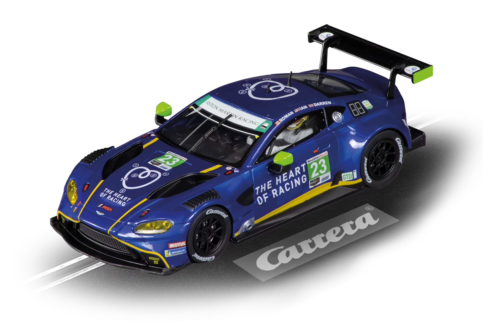 carrera-digital-132-aston-martin-vantage-gt3-slotcar-no-23 image 1