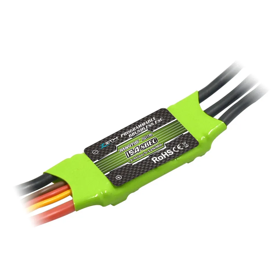 ztw-mantis-slim-15a-brushless-regler-2-4s-f3p-indoor image 1