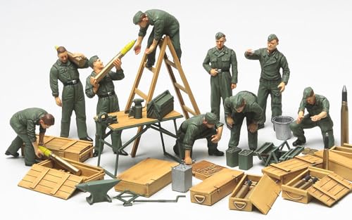 tamiya-300032547-1-48-wwii-diorama-set-feld-instandsetzung-modellbausatz image 8