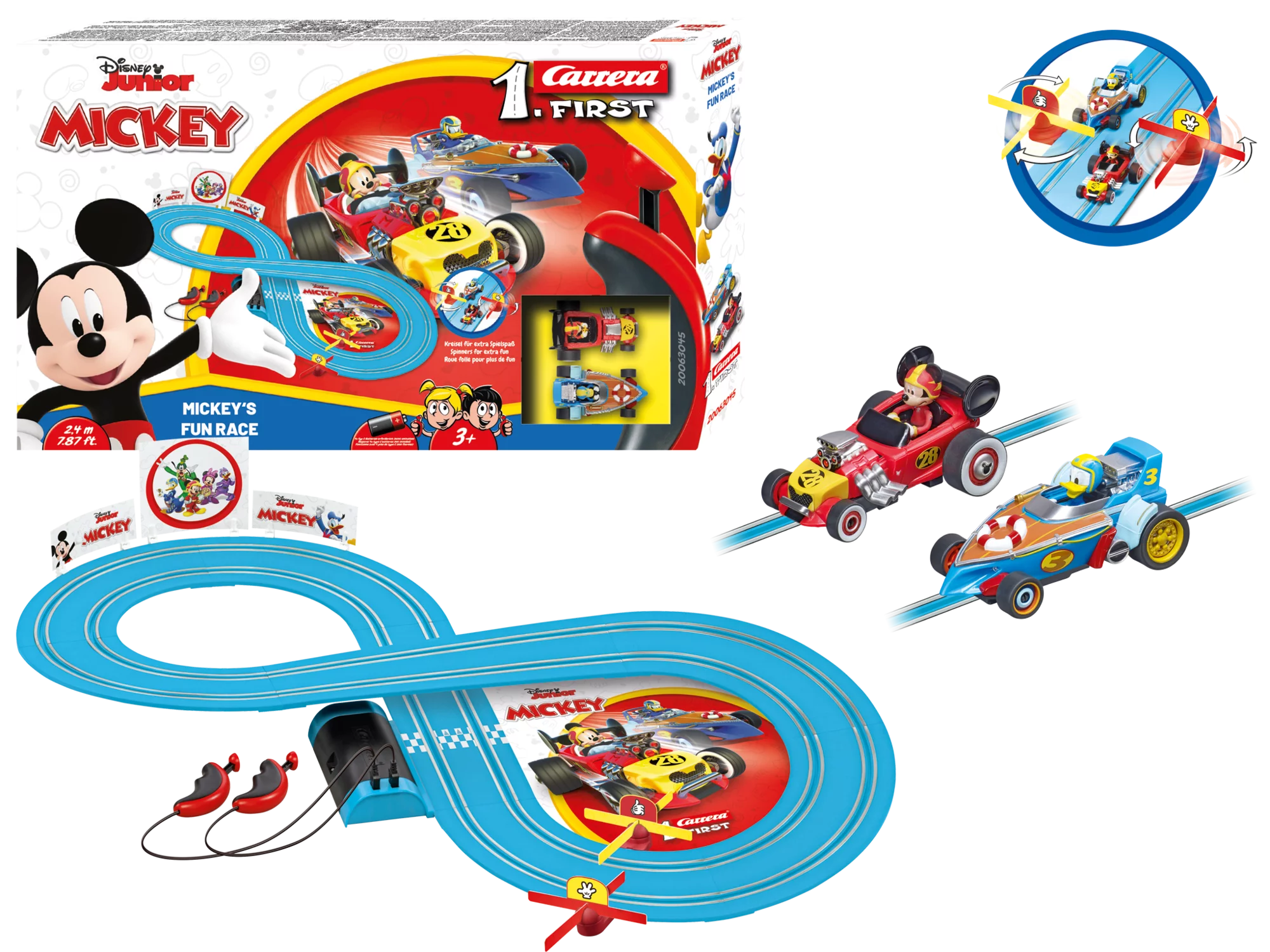 carrera-first-mickey-s-fun-race-rennbahn-disney-set-ab-3-jahre image 8