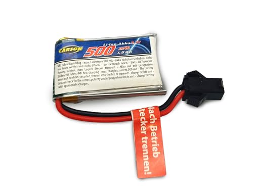 carson-rc-lipo-akku-3-7v-500mah-jst-jetski-ersatzakku image 2