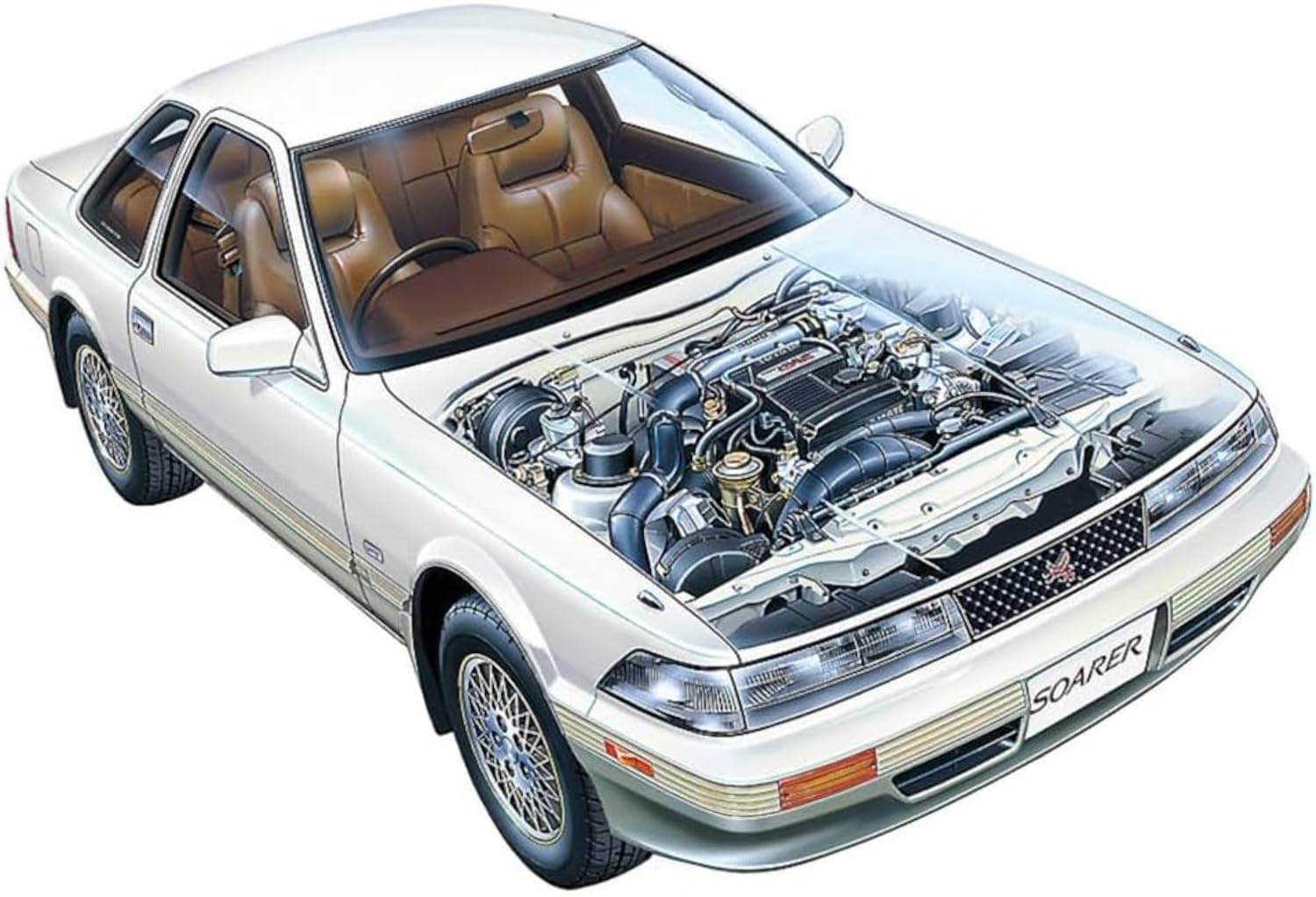 tamiya-24064-toyota-soarer-3-0gt-1-24-plastikbausatz image 5