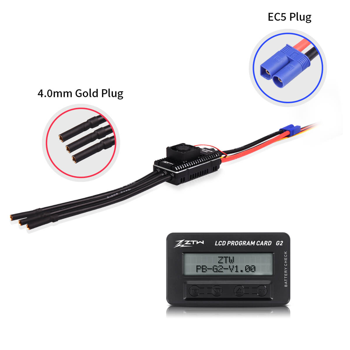 ztw-skyhawk-155a-regler-3-8s-sbec-heli-ohne-stecker image 8