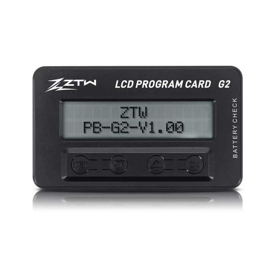 ztw-lcd-program-card-g2-programmierkarte-servo-tester-voltmeter image 1