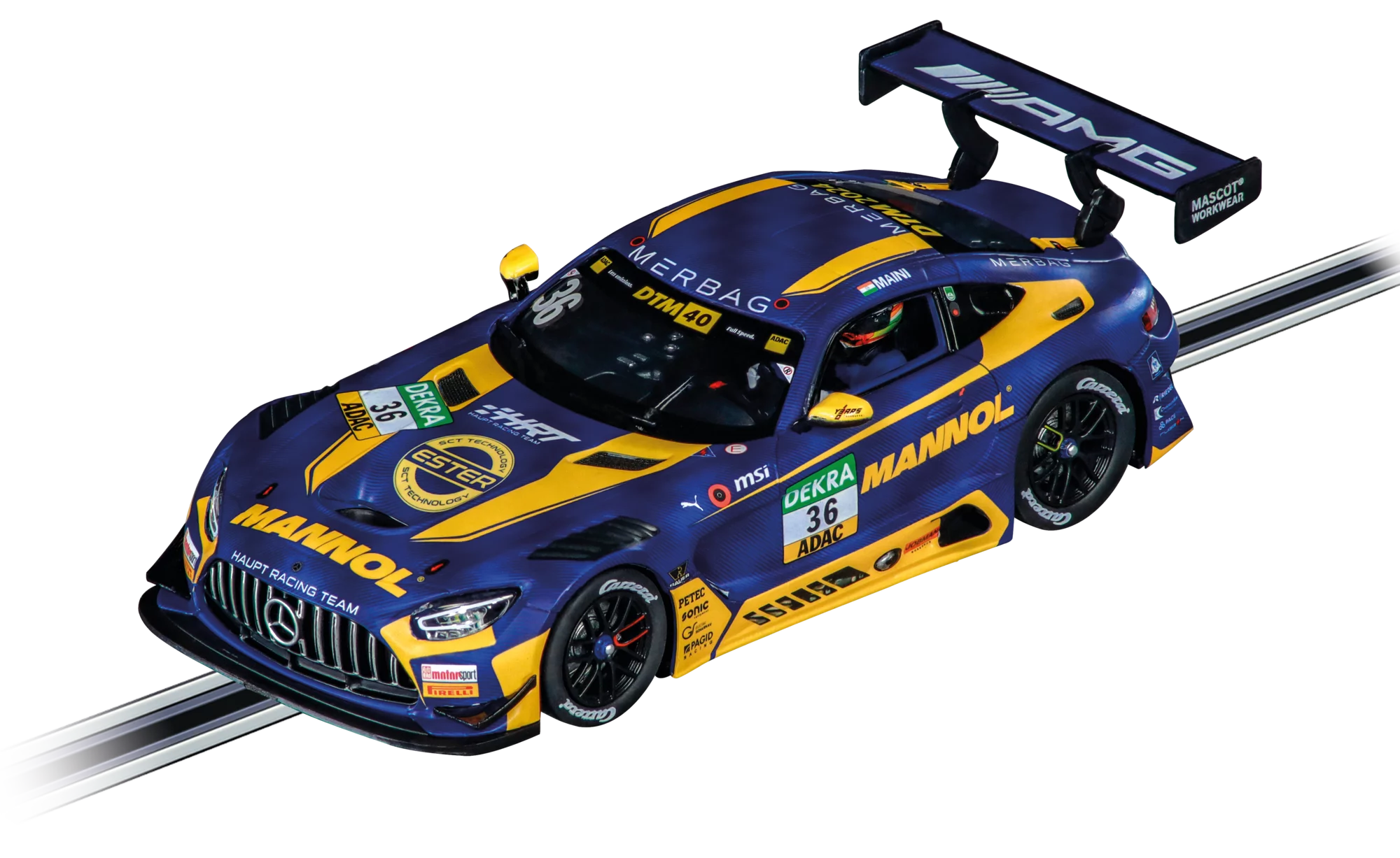 carrera-digital-132-mercedes-amg-gt3-evo-hrt-slotcar-1-32-no-36 image 1