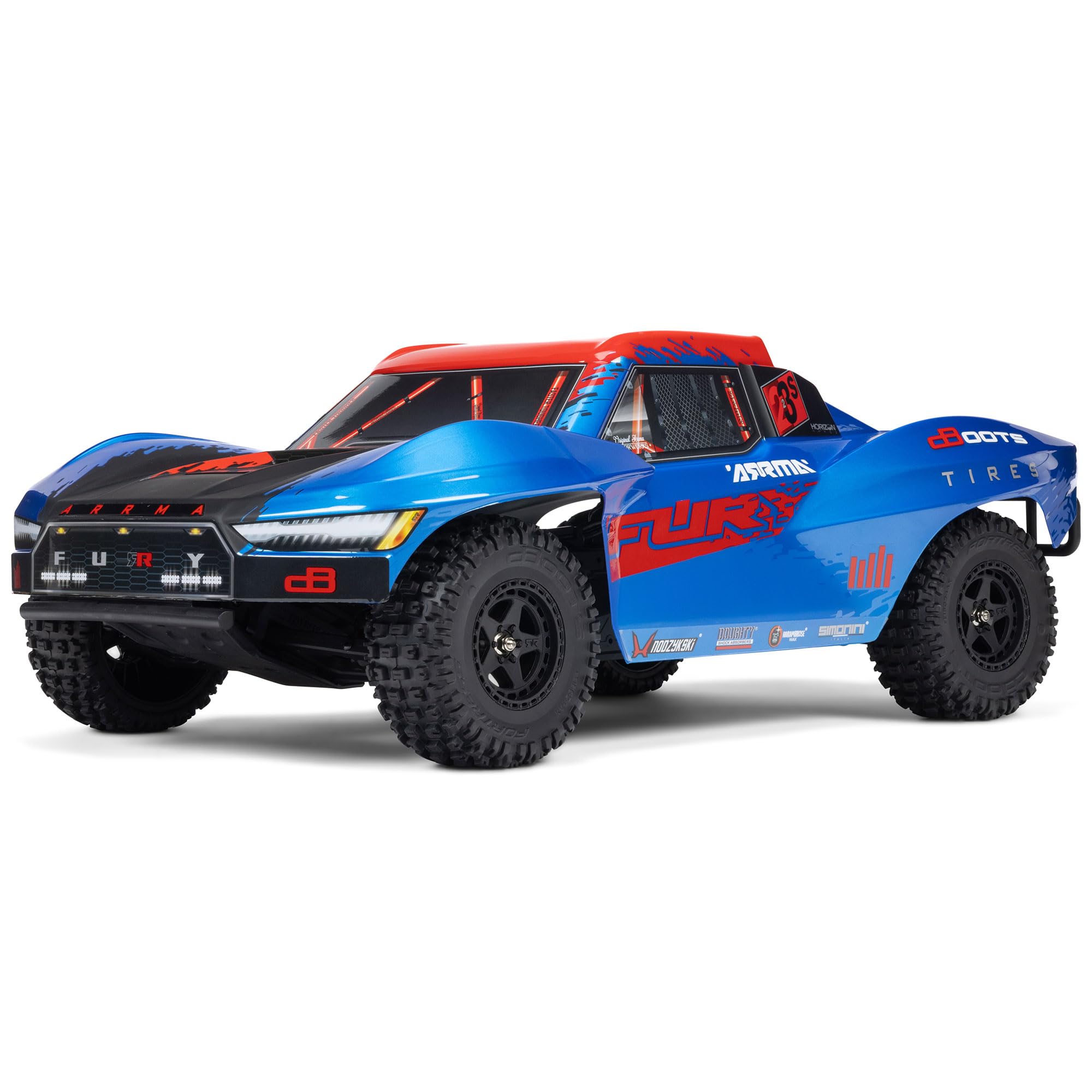 arrma-fury-223s-short-course-truck-1-10-blau-brushless image 1