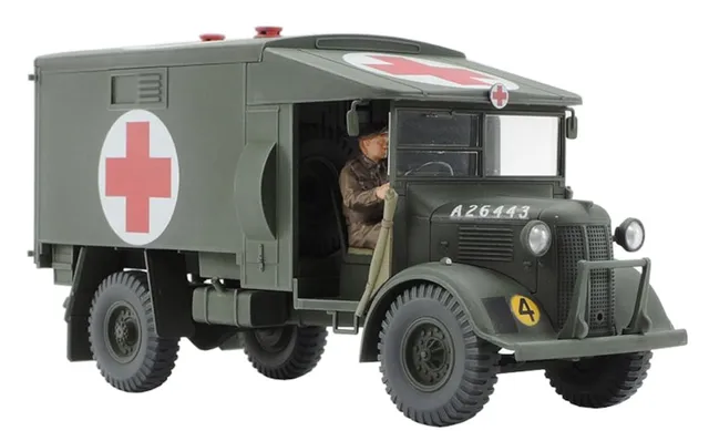 tamiya-static-models-32605-krankenwagen-1-48-bausatz image 1