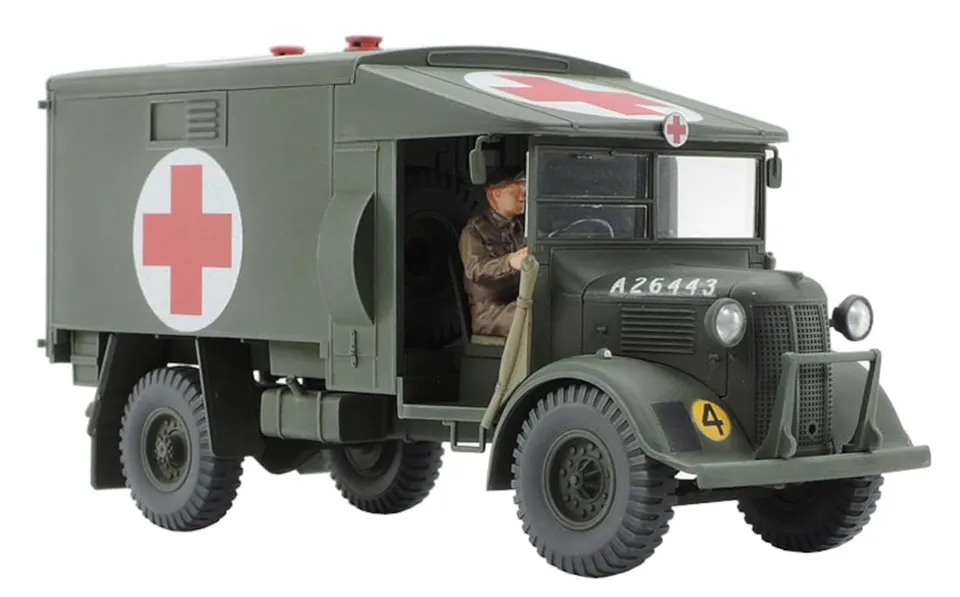 tamiya-static-models-32605-krankenwagen-1-48-bausatz image 1