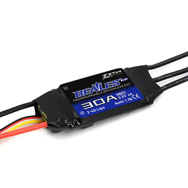 ztw-beatles-g2-30a-regler-2-4s-sbec-flugzeug-ohne-stecker image 1