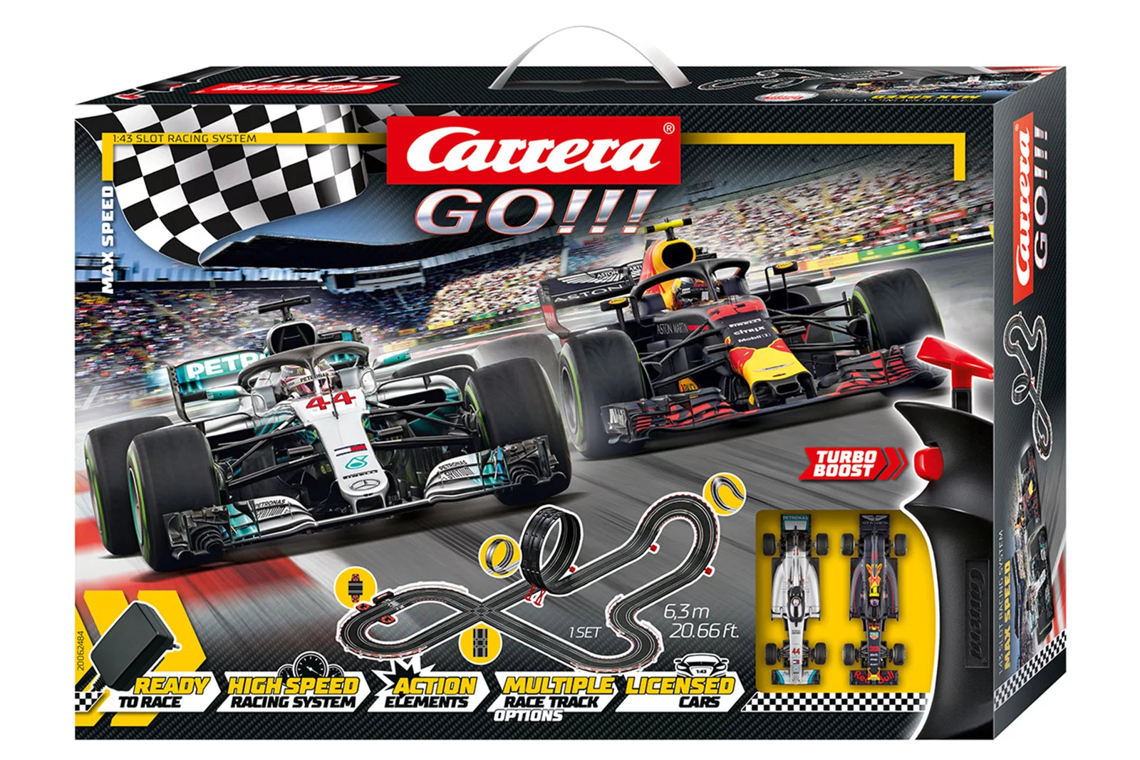 carrera-go-max-speed-formel-1-rennbahn-set-6-3m image 1