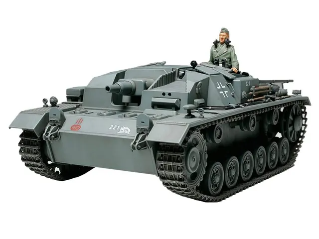 tamiya-static-models-stug-iii-b-1-35-bausatz-unlackiert image 1