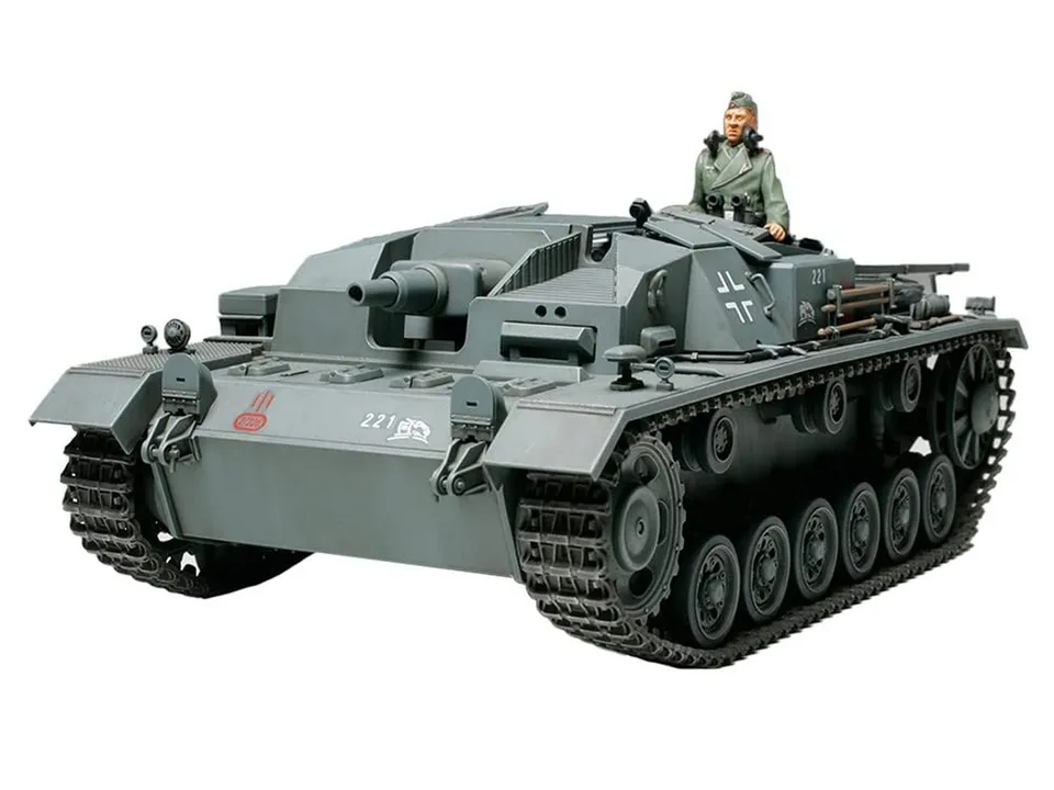 tamiya-static-models-stug-iii-b-1-35-bausatz-unlackiert image 1