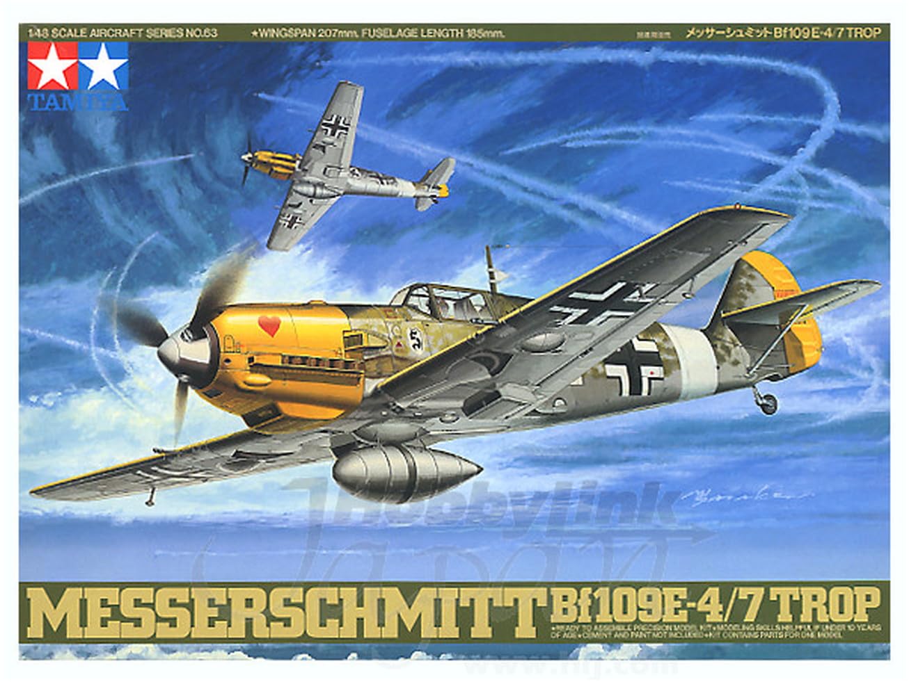 tamiya-61063-messerschmitt-bf-109-e-4-7-trop-modellbausatz-1-48 image 2