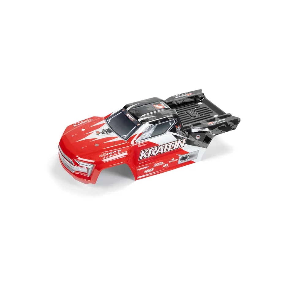 arrma-kraton-4x4-blx-karosserie-ara402358-rot-schwarz image 1
