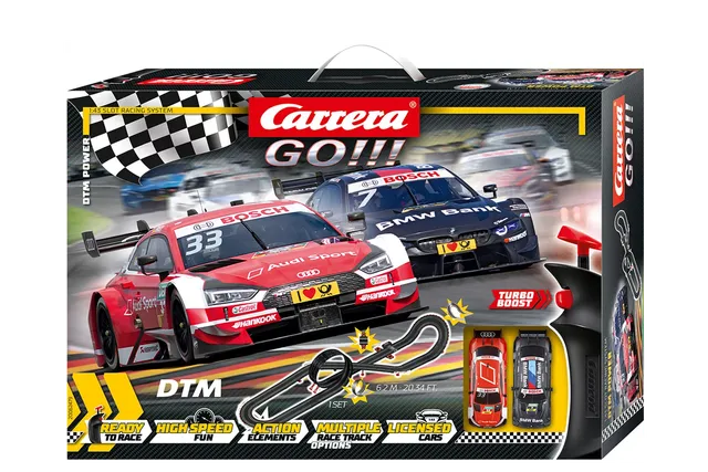 carrera-go-dtm-power-autorennbahn-bmw-m4-vs-audi-rs-5 image 1