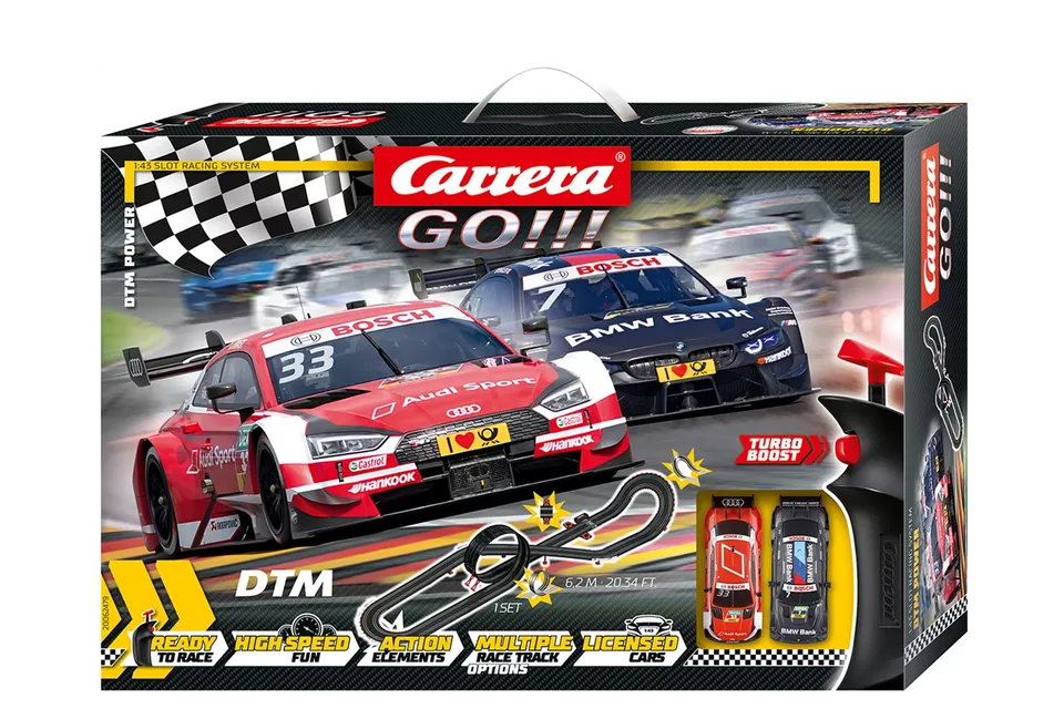 carrera-go-dtm-power-autorennbahn-bmw-m4-vs-audi-rs-5 image 1
