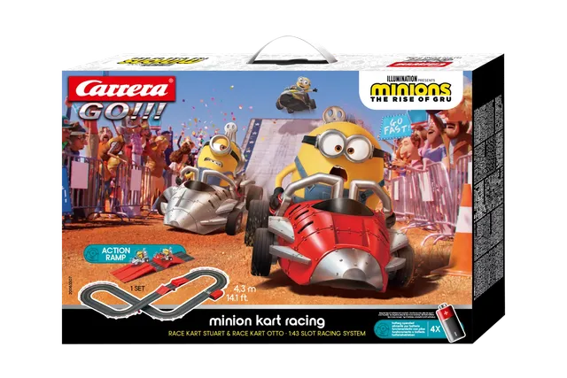 carrera-digital-132-minion-kart-racing-rennbahn-4-3-m image 1